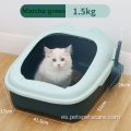 Caja de arena para gatos para mascotas Inodoro para gatos